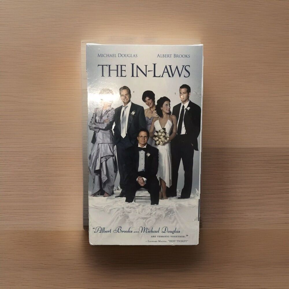 The In-Laws VHS 2003 Michael Douglas Albert Brooks Comedy Movie PG-13 Sealed